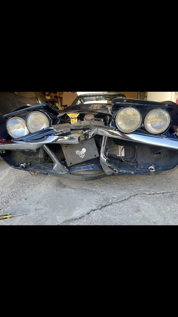 damaged car