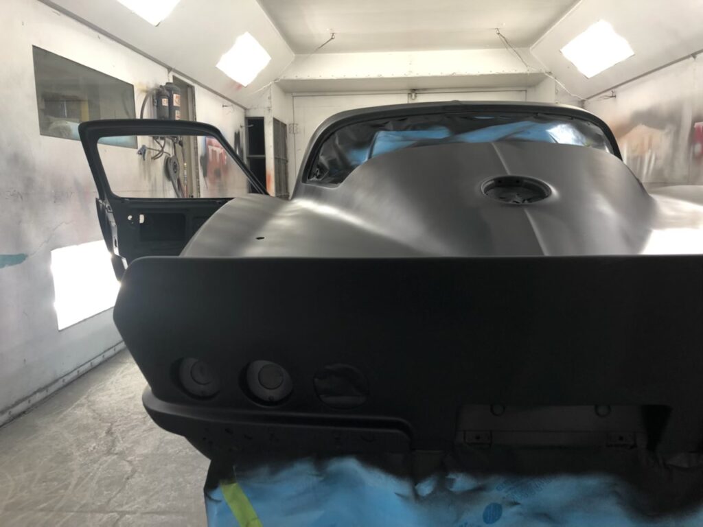car being painted